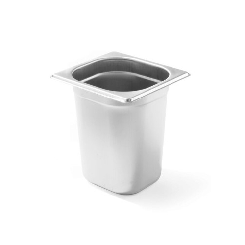 Tava Hendi Gastronorm GN 1/6 200 mm 3.4 lt , gama Budget Line, otel inoxidabil