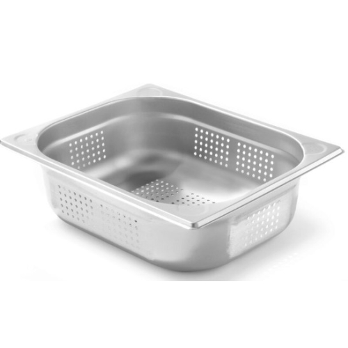 Tava Hendi perforata Gastronorm GN 1/2 65 mm 3.6 lt - gama Kitchen Line, otel inoxidabil