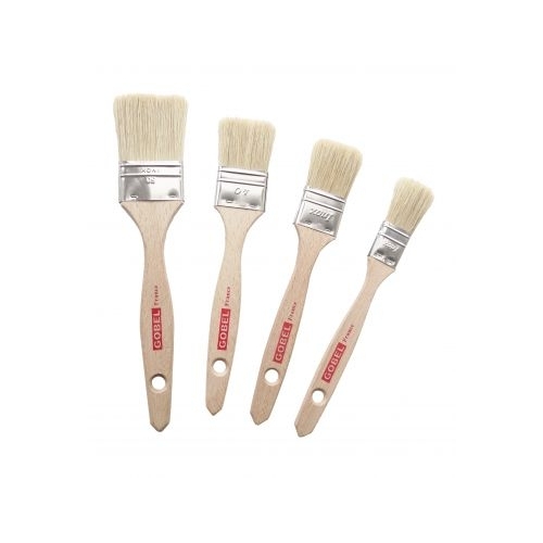 Pensula pentru produse patiserie, maner din lemn, fire naturale 40mm