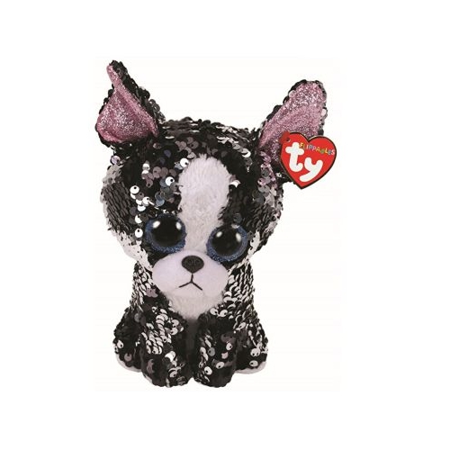 Terrier cu paiete, din plus 24 cm, Boos, TY