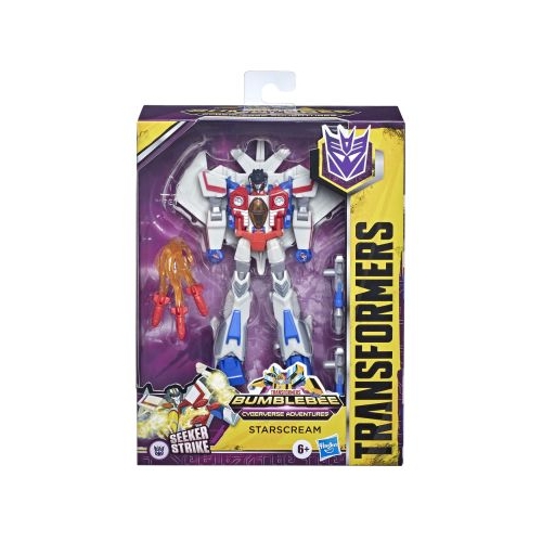 Figurina robot vehicul Cyberverse Deluxe Starscream, Transformers