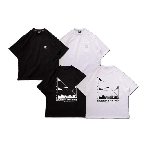 TRICOU JACKALL GRAPHIC TEE WATER SIDE WHITE