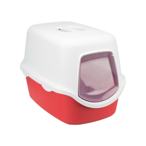 Trixie Litiera cu Acoperis Vico 40x40x56 cm Bordo/Crem