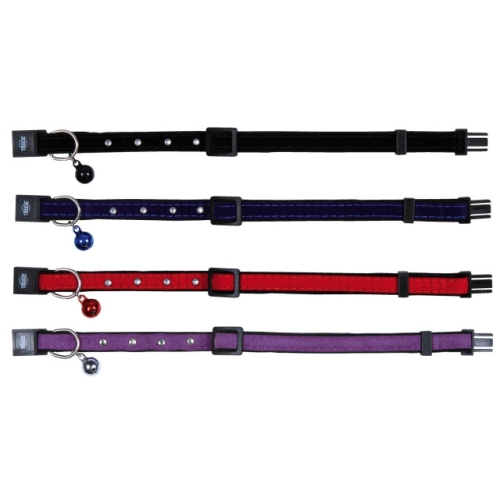 Trixie-Zgarda-Catifelata-cu-Clopotel-si-Strass