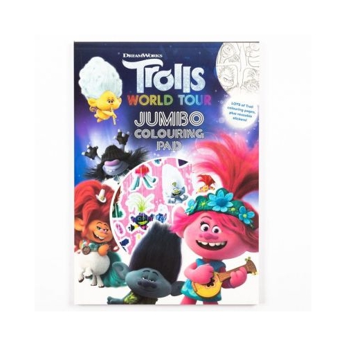 Trolls 2 Jumbo - Set de colorat