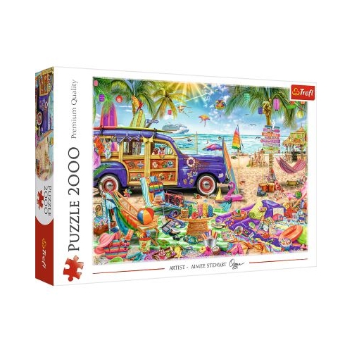 Puzzle vacanta tropicala 2000 piese