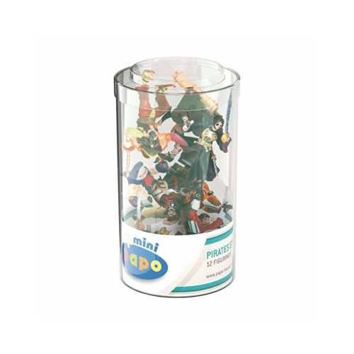 Tub minifigurine Pirati, 12 piese, Papo
