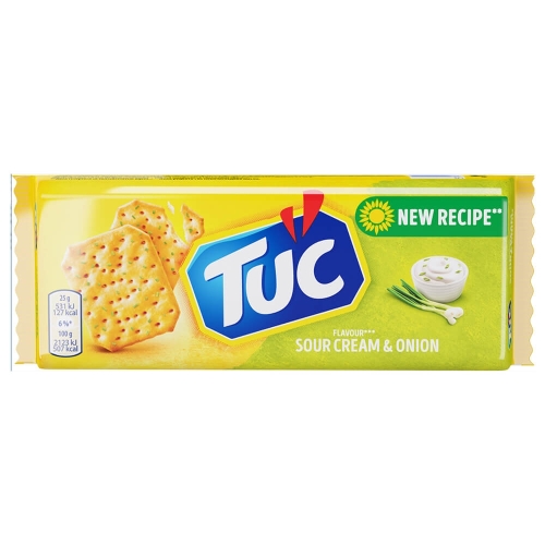 Tuc Biscuiti cu smantana si ceapa, 100g	