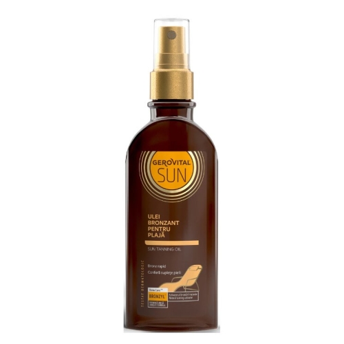 Ulei bronzant pentru plaja,150 ml Gerovital Sun