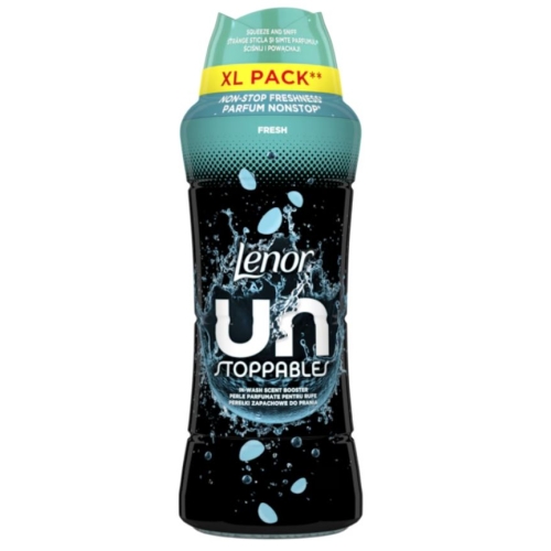 Perle parfumate pentru rufe, Fresh, 495gr, 40 spalari, Lenor Unstoppables Fresh 