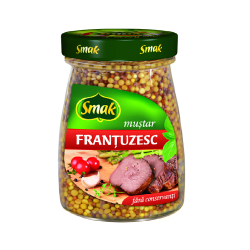 Smak Mustar frantuzesc, 180g