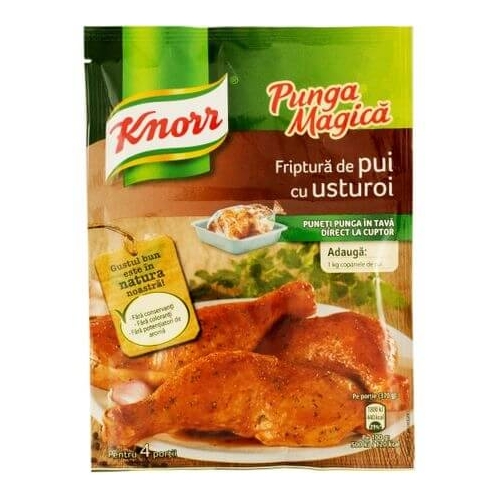 Knorr Punga Magica Condimente pentru Friptura de pui cu usturoi, 28 gpe grupdzc.ro✅. Descopera gama copleta de produse la oferte speciale✅!