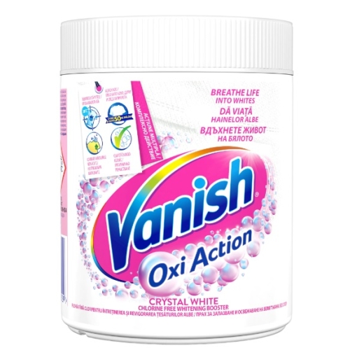 Vanish pudra pentru indepartat pete oxi action white, 450 gr. Solutii curatat pete Vanish grupdzc