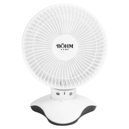 Ventilator de Birou 6in cu USB BOHM BP2306, Numar viteze 3, Unghi de inclinare 60°