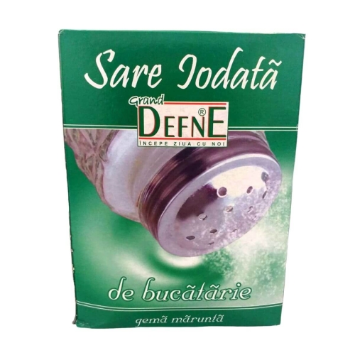 Defne Sare Iodata de bucatarie gema marunta, 1000 g