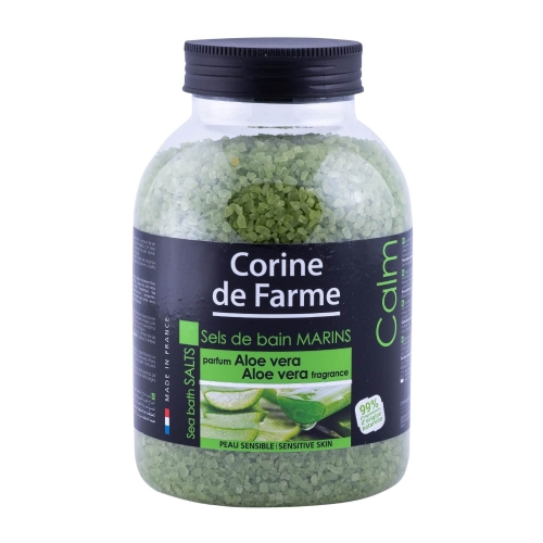 Corine de Farme Sare de baie Aloe Vera, 1,3 kg. Produs de ingrijire personala