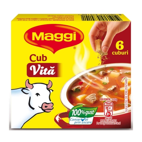 Maggi Cub Vita, 6 cuburi, 60gpe grupdzc.ro✅. Descopera gama copleta de produse la oferte speciale✅!