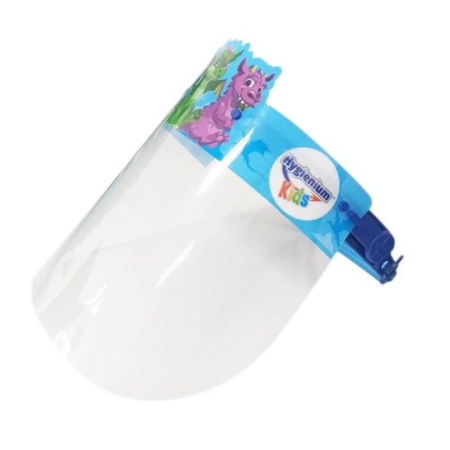 Hygienium Viziera protectie reglabila pentru copii albastra