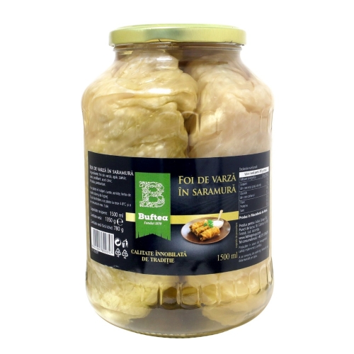 Foi de varza in saramura, 1500 ml - Buftea