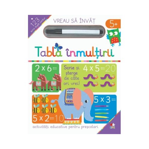 Vreau sa invat. Tabla inmultirii