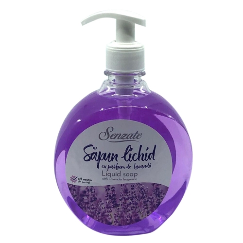 Sapun lichid Lavanda, 500 ml Senzate