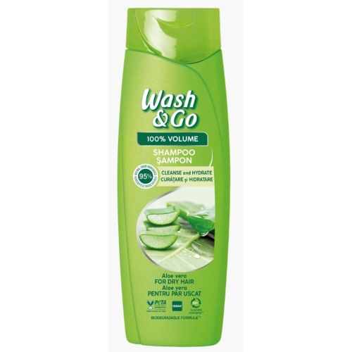 Wash&Go Sampon pentru par uscat cu extract de aloe vera, 200 mlpe grupdzc.ro✅. Descopera gama copleta de produse la oferte speciale✅!