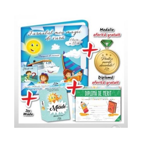 Jurnalul meu magic de vara, clasa a II-a. Contine si jocul Miade - Claudia Mihaela Carstocea