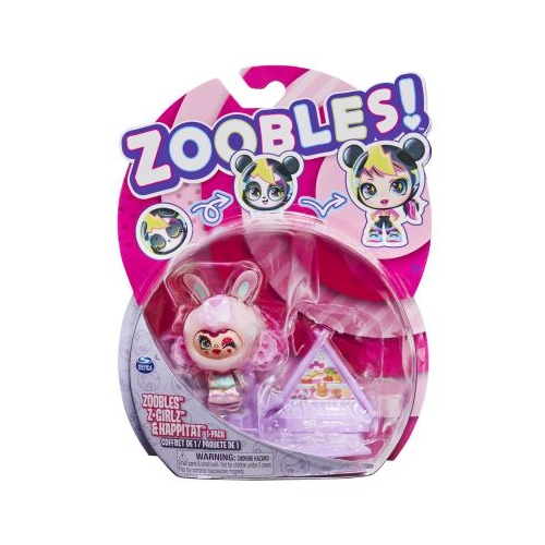 Z-Girlz Figurina de Transformare Fetita Iepuras, Zoobles