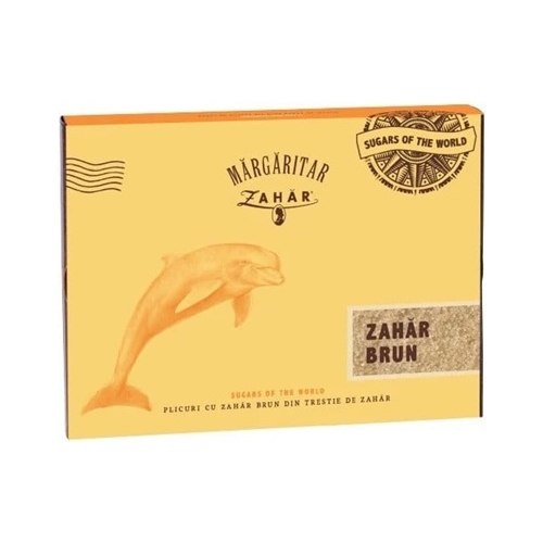 Zahar brun Margaritar 5 g x 200 bucati/cutie