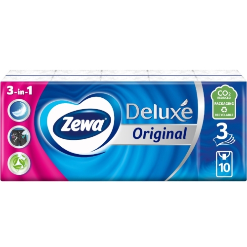 Pachet Batiste nazale 3 straturi, 10 buc, Zewa Original	