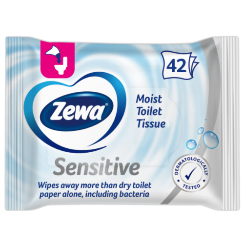 Servetele umede Sensitive 42 buc, Zewa